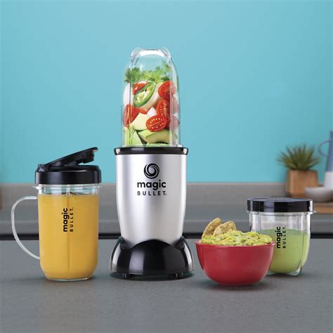 Blend with Ease Using the Silver Bullet Essential Personal Blender in Silver
